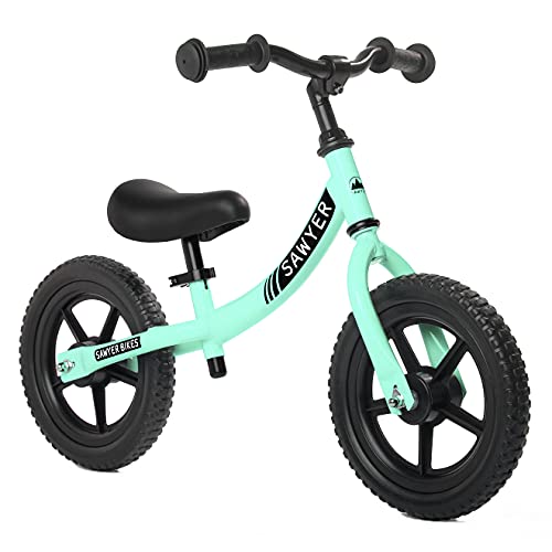 Sawyer Bikes - Bicicleta Sin Pedales Ultraligera - Niños 2, 3, 4 y 5 años (Mint)