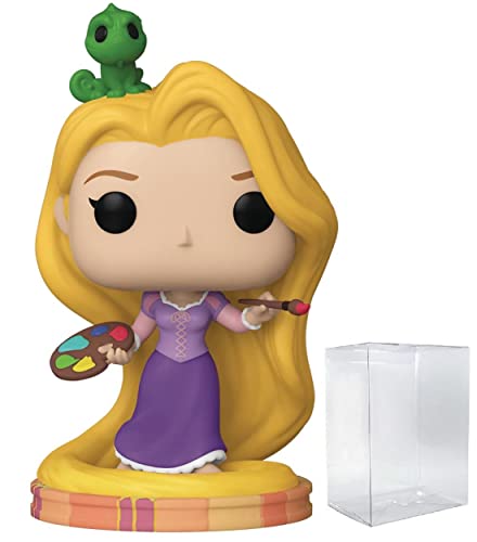 Disney: Ultimate Princess - Rapunzel & Pascal Funko Pop! Figura de vinilo (empaquetado con funda protectora compatible con caja de pop)