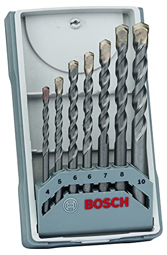 Bosch Professionnal 7pzs. CYL-3 brocas para hormigón Set (para hormigón, Ø 4/5/6/6/7/8/10 mm, accesorios taladro percutor)