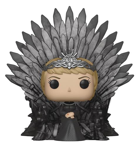 Funko Pop! Deluxe: Game 0: Cersei Lannister Sitting On Iron Throne Collectible Figure - Game of Thrones - Juego de Tronos - Figura de Vinilo Coleccionable - Idea de Regalo- Mercancia Oficial