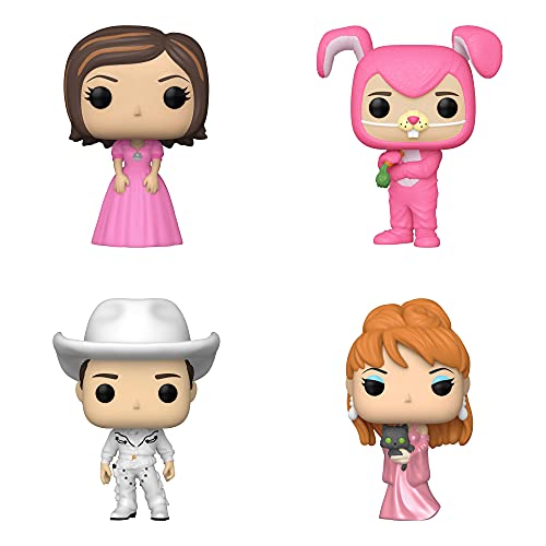 Funko TV: POP! Friends Collectors Set 3 - Rachel in Pink Dress, Chandler as Bunny, Cowboy Joey, Music Video Phoebe