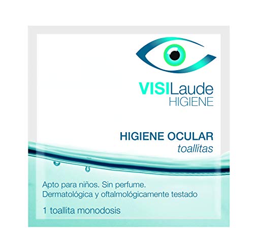 CUMLAUDE Visilaude - Toallitas de Higiene Ocular - Limpieza de Párpados y Pestañas - Descongestionante y Calmante - 16 Toallitas