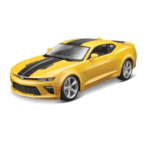 TURHAN 1:18 para Chevrolet Camaro SS para Bumblebee Coche en Miniatura de aleación para Transformers 5 Coches de Juguete (Color : Metallic Yellow)