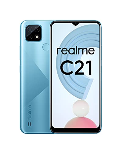 Realme C21 - Smartphone 32GB, 3GB RAM, Dual Sim, Cross Blue