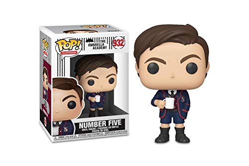 Funko Pop TV: Umbrella Academy-Number Five. Chase!! This Pop! Figure Comes with a 1 in 6 Chance of Receiving The Special Addition Alternative Rare Chase Version