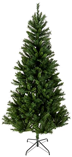 Amazon Basics - Árbol de Navidad artificial, 836 ramas con soporte de metal, 210 cm de alto