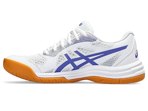 Asics Upcourt 5, Volleyball Shoe Mujer, White/Blue Violet, 39.5 EU