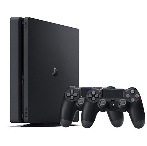 PlayStation 4 (PS4) - Consola De 500 GB, Color Negro + 2 Mandos Inalámbricos DualShock 4 [Importación Alemana]