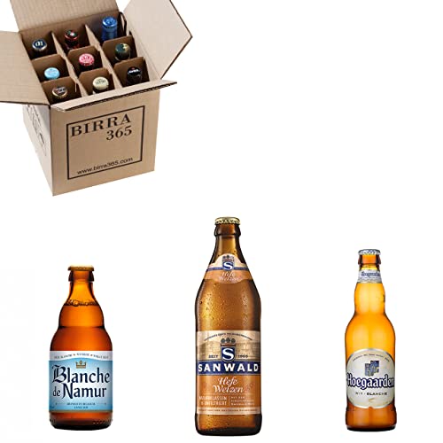 Caja especial 9 cervezas de trigo. La selección definitiva para descubrir tres de las más conocidas cervezas de trigo europeas.