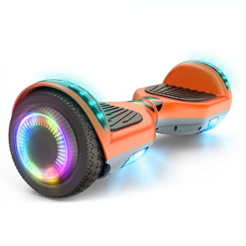 Hoverboard Self Balancing Scooter 6.5' Two-Wheel Self Balancing Hoverboard with Bluetooth Speaker and LED Lights Electric Scooter for Adult Kids Gift