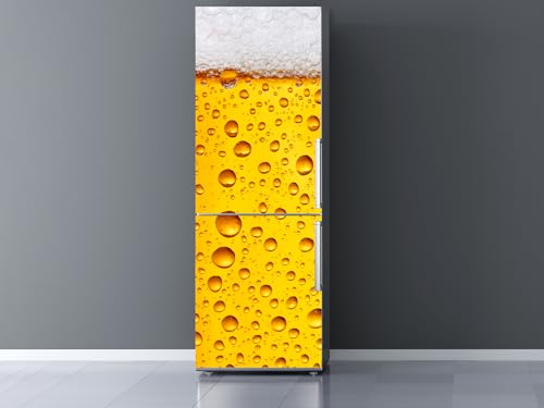 Oedim Vinilo para Frigorífico Cerveza 185x60cm | Adhesivo Resistente y Económico | Pegatina Adhesiva Decorativa de Diseño Elegante