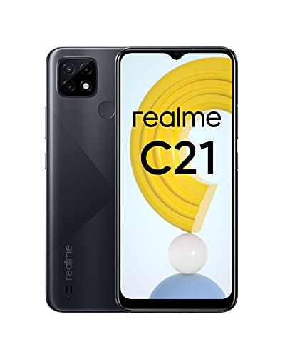 realme C21 - Smartphone 32GB, 3GB RAM, Dual Sim, Cross Black
