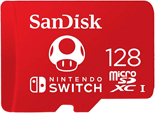 SanDisk microSDXC UHS-I Tarjeta para Nintendo Switch 128GB - Producto con Licencia de Nintendo