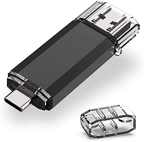 RAOYI 128GB Memoria Flash USB 3.0 Tipo C Dual OTG Flash Drive USB C Pendrive 128 GB Memory Stick para Smartphones USB-C, Tablets MacBook, Samsung Galaxy S9, LG G6, V30, Google Pixel XL