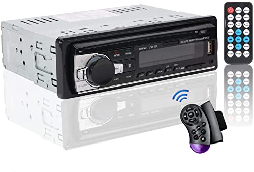 Autoradio Bluetooth, RIXOW FM Radio de Coche, Manos Libres Estéreo de Coche, Apoyo de Reproductor MP3, Llamadas Manos Libres, Función de Radio y de Archivo.