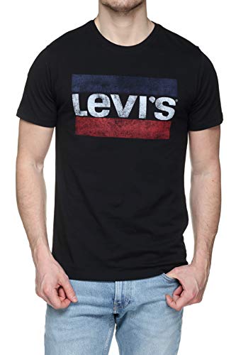 Levi's Graphic Camiseta, Sportswear Logo Beautiful Black+, L para Hombre