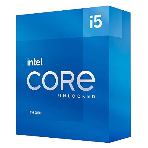 Intel Procesador de escritorio Core i5-11600K 6 núcleos hasta 4,9 GHz desbloqueado LGA1200 (Intel 500 Series & Select 400 Series Chipset) 125W