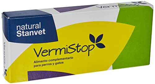 Natural STANVET - VermiStop - alimento complementario para perros y gatos 26g (20 cpd)