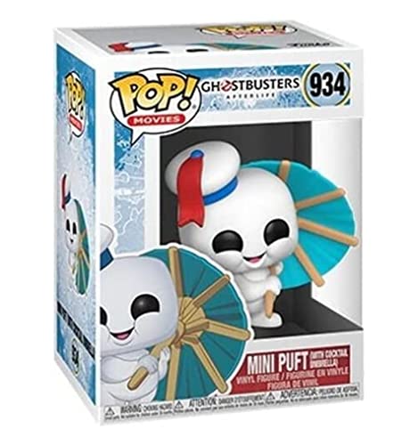 Funko POP Movies: Ghostbusters: Afterlife- Mini Puft con Cocktail Umbrella
