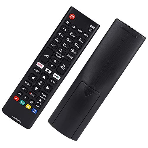 Reemplazo AKB75095308 Mando a Distancia LG para Smart TV LED LCD con Netflix Amazon Botones