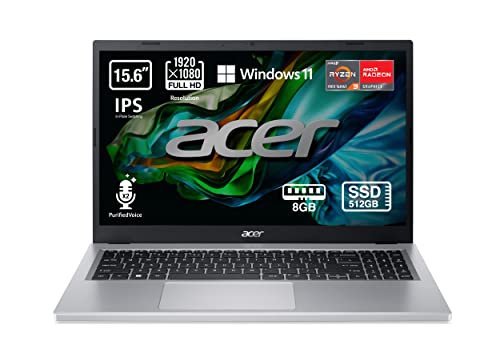 Acer Aspire 3 A315-58 - Ordenador Portátil 15.6” Full HD IPS (Intel Core i7-1165G7, 16 GB RAM, 512 GB SSD, Intel Iris Xe Graphics, Windows 11 Home) Color Plata - Teclado QWERTY Español
