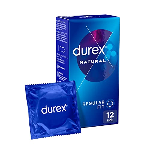 Durex Preservativos Originales Natural Plus - 45 g, 12 Unidad (Paquete de 1)