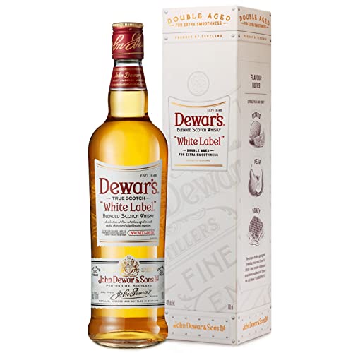 DEWAR'S Scotch Whisky White Label Doble Envejecimiento, 700 ml