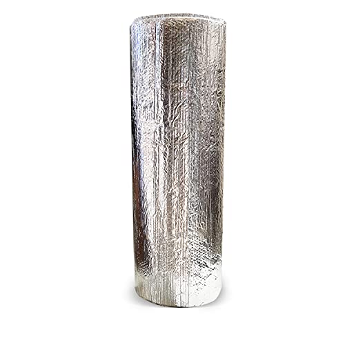 Aislante Térmico Reflexivo de Aluminio y Burbujas 1x2.5 m (2.5 m²) - Frío y Calor - Viviendas, Caravanas, Campers, Buhardillas, Uso Industrial