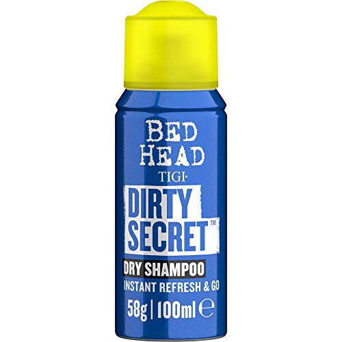 BED HEAD by TIGI - Dirty Secret, Champú en seco de lavado instantáneo, tamaño de viaje, 100 ml