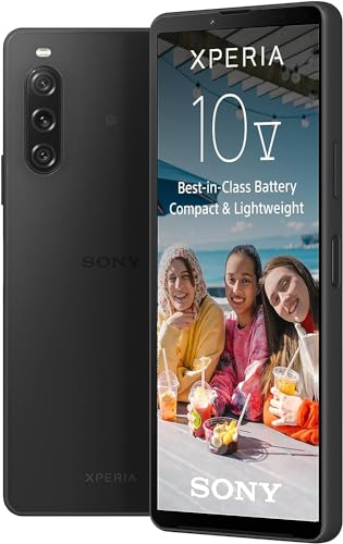 Sony Xperia 10 V (batería de 5000 mAh, 6,1 pulgadas 21:9 Wide OLED, triple objetivo, ligero y compacto, jack de audio de 3,5 mm, Android 13, IP65/68) 24+12 meses de garantía [exclusivo de Amazon]
