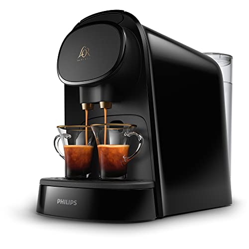 Philips Domestic Appliances Cafetera de cápsulas LM8012/60 Espresso, 1 Liter, plástico, Negro