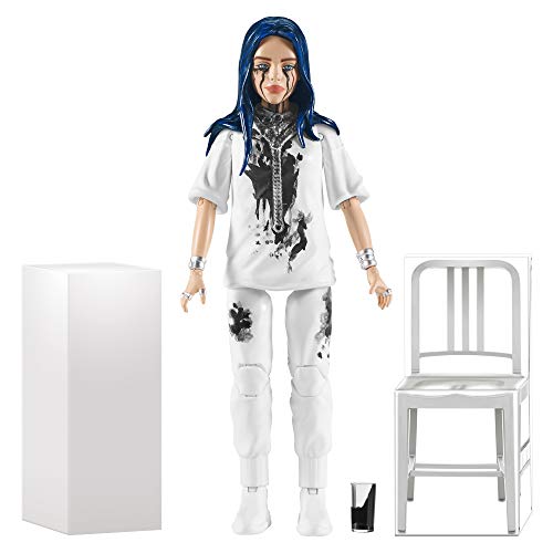 Bandai Billie Eilish - Figura Coleccionable de 26,5 cm, Juguete con Ropa Inspirada en Video Musical y telón de Fondo