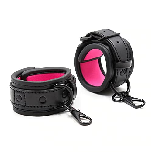 Pink + Black Faux Leather Metal Cuff Kit