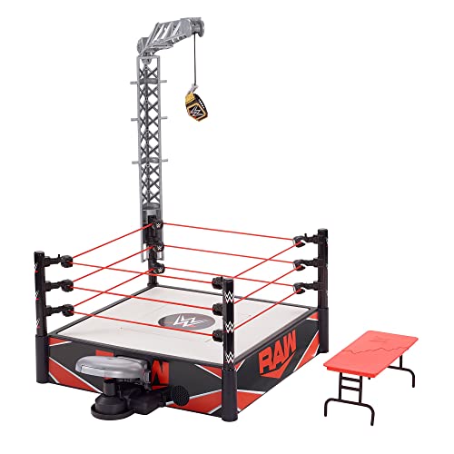 WWE Ring de lucha libre para figuras, color (Mattel GXV80), Exclusivo en Amazon