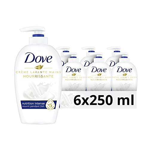 Dove Original Savon Lavant Antibactérien Soin des Mains, Pour des mains douces et hydratées (Lot de 6x250ml)