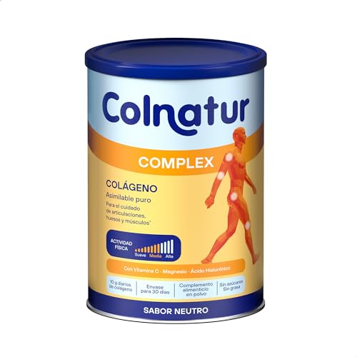Colnatur Complex Neutro | 330g | Colágeno con Magnesio y Vitamina C para Músculos y Articulaciones