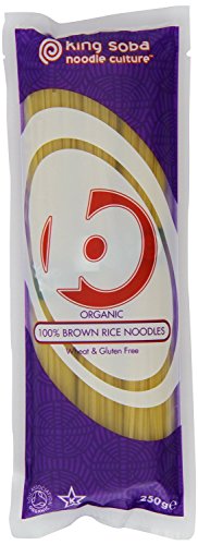 Rey Soba Orgánica 100% Brown Rice Fideos 250g