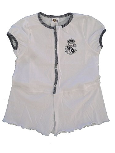 Vestido Real Madrid Niñas Blanco/Gris (30-36 Meses)