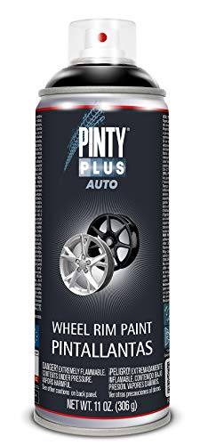 PINTYPLUS Pintura EN Spray Auto 520CC Pinta Llantas L104 Negro