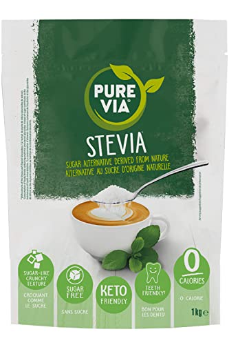 Pure Via Stevia Leaf - Gránulos dulces (1 kg)