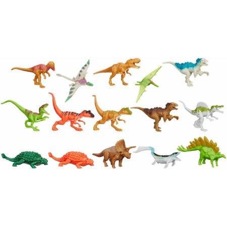 Jurassic Park Jurassic World Bag of 15 Exclusive 3 Mini Figures by Hasbro