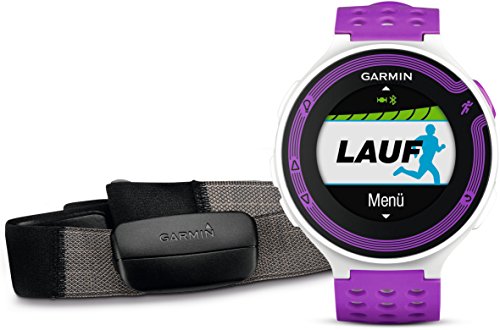 Garmin Forerunner 220 HRM - Reloj de carrera con GPS y monitor de frecuencia cardiaca, color morado