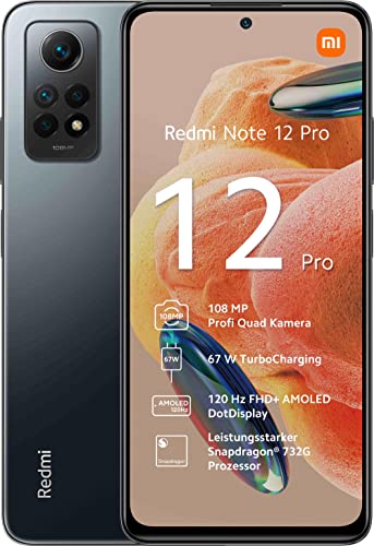 Xiaomi Smartphone Note 12 Pro 6,7' 256 GB 8 GB RAM Octa Core Qualcomm Snapdragon 732G Rojo Gris