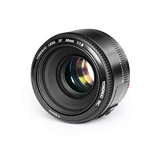 YONGNUO YN50mmF1.8 gran apertura enfoque automático AF/MF Full Frame lente compatible con Canon EF Mount EOS