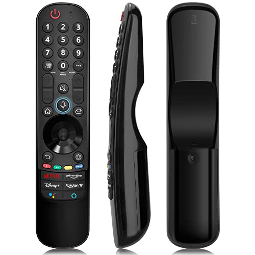 Angrox MR21GA Mando a Distancia de reemplazado ​para LG Magic TV, 2021 4K 8K UHD OLED QNED NanoCell Smart TV, con Puntero y función de Voz