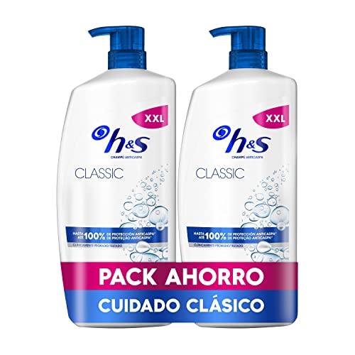 H&S Champú Anticaspa Classic - Para todo tipo de pelo - 2x1000 ml