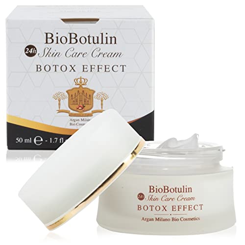 BioBotulin 24h Skin Care CREAM - 50 ml - crema antiarrugas para rostro, cuello y escote - Ingredientes: Acmella Oleracea, Ácido Hialurónico 3P, Argán, Colágeno, Aloe Vera