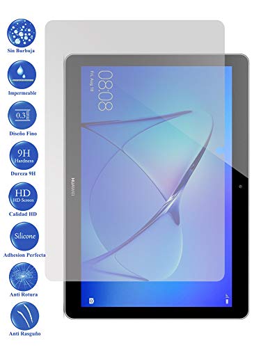 Todotumovil Protector de Pantalla Huawei Mediapad T5 10 de Cristal Templado Vidrio 9H para Tablet