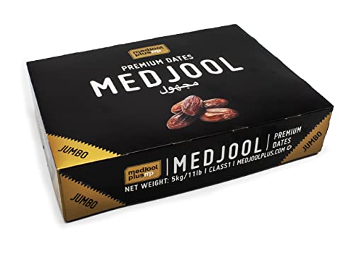Mercado del Paraíso ➤ Dátiles Medjool Premium Jumbo 5Kg ➤ Dátiles Medjool naturales, con hueso, sin azúcares añadidos.