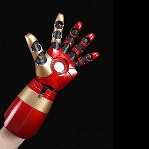Marvel Avengers Emit Light Iron Man MK42 1: 1 Brazo Y Guantes Portátiles Modelo Juguete Con Dedos Móviles - Regalos Cumpleaños Para Niños Brazo Izquierdo Y Brazo Derecho ( Color : R right arm )